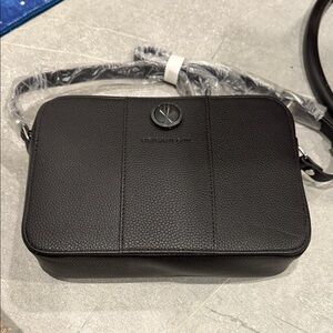 Origami Owl Black Messenger Bag